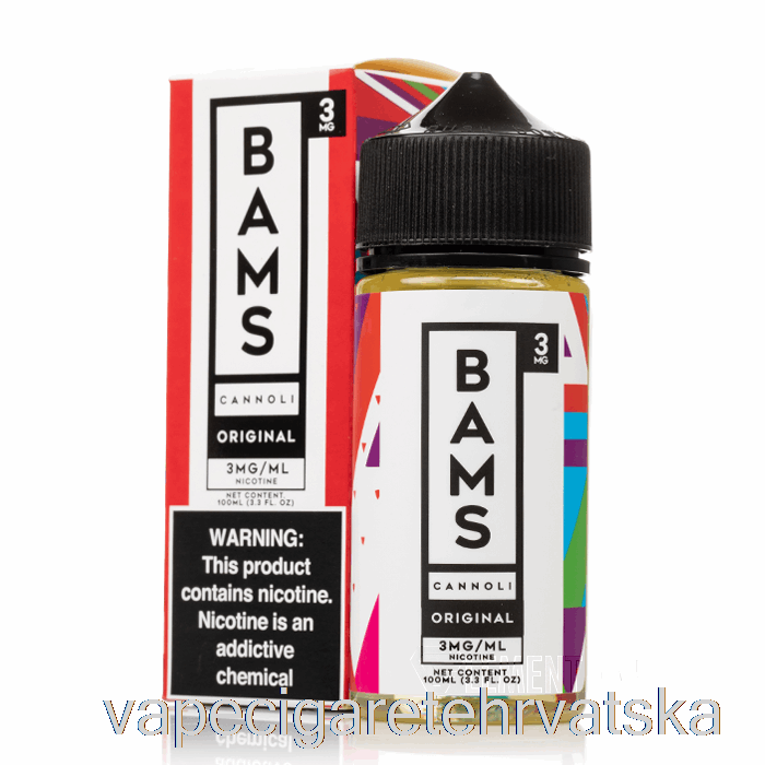 Vape Hrvatska Original Cannoli - Bam Bam's Cannoli - 100ml 6mg